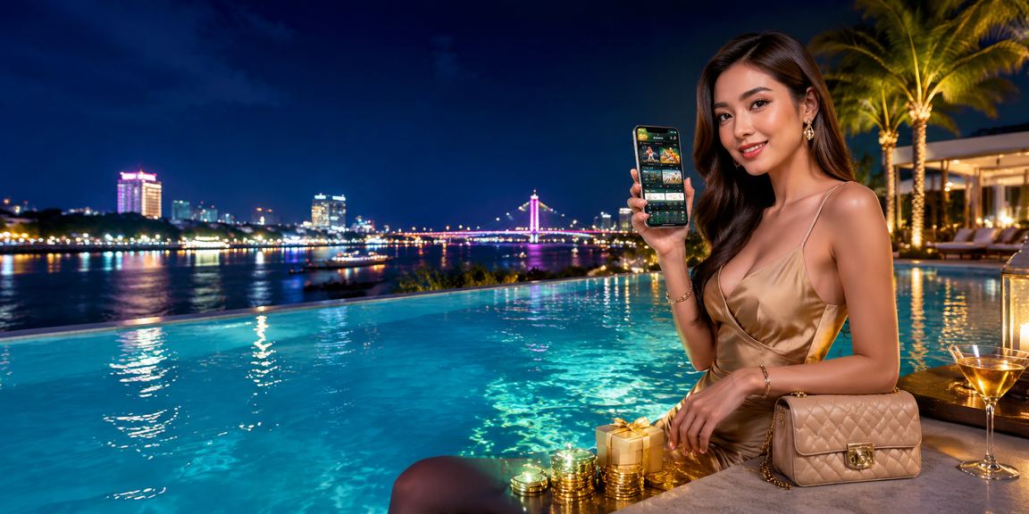Người dùng Việt Nam đặt cược thể thao qua ứng dụng di động bên sông Mekong